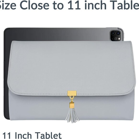 Jewelry Travel Organizer for Women, Tangle Free Portable Leather Jewelry Storage - Picture 7 of 8